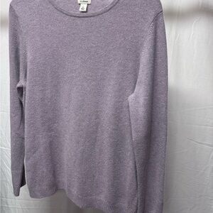 L.L. Bean Lavender Knit Top